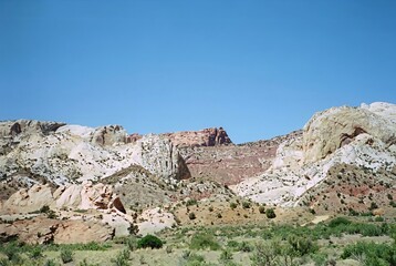 Fototapeta premium A photo of Burr Trail Road.
