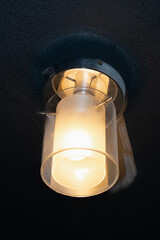 original glass ceiling light fixture