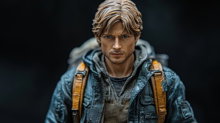 Obraz premium a toy figure of a man