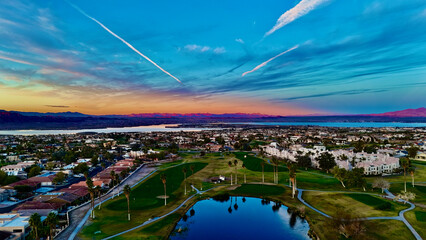View of the golf course 