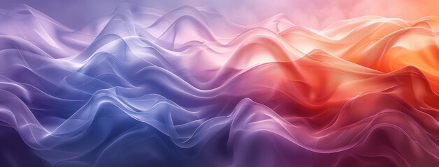 Obraz premium Minimalist Light Blue and Purple Gradient Abstract Background