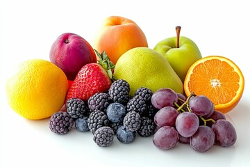 A Colorful Arrangement of Fresh and Frozen Fruit