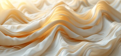 Obraz premium Elegant Gold and Beige Wave Background for Product Presentation