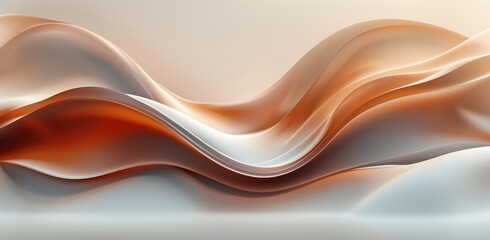 Obraz premium Modern Abstract Wave Shapes Background