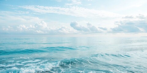 Soft watercolor background with gentle blue hues, relaxing backdrop, serene atmosphere, serene landscape