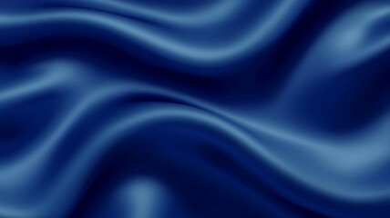 Obraz premium A blue fabric with a wave pattern