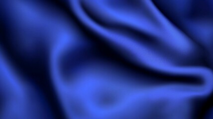 Fototapeta premium A blue fabric with a pattern of waves