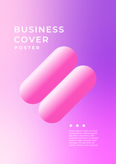 Purple Violet Pink And White Abstract Modern Cover Poster Design Background