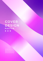 Purple Violet Pink And White Modern Annual Report Template Concept