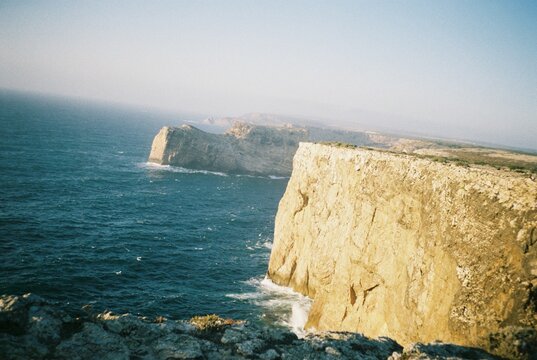 Cliffs meet the Ocean