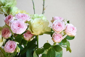 薔薇とカーネーション