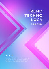 Colorful Minimalis Modern Cover Poster Design Background