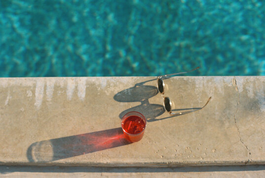 Campari spritz and sunglasses