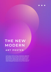 Purple Violet And Pink Abstract Modern Cover Poster Design Background