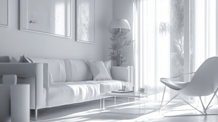 Modern Living Room Interior