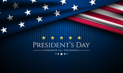 Happy Presidents Day United States Of America Background Vector Illustration