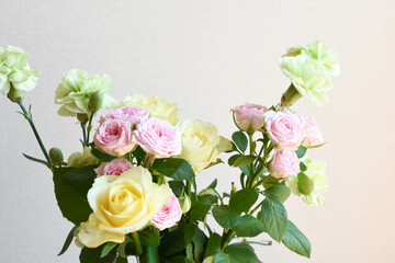 薔薇とカーネーション