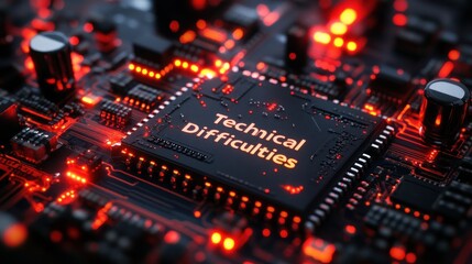 Obraz premium A close-up of a computer chip with the words 