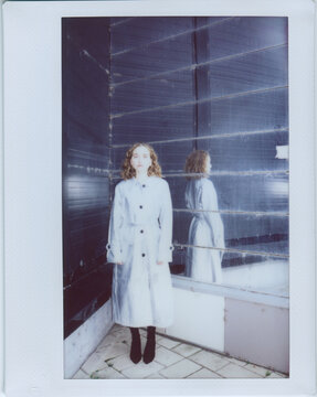 Retro portrait of woman