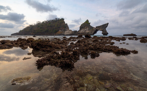 Atuh Beach at Nusa Penida island