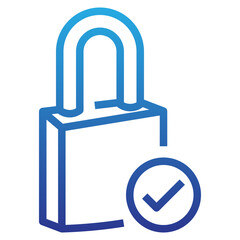 Obraz premium Padlock Icon