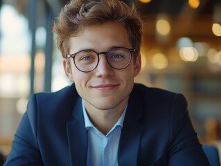 Businessman Smiling for Portrait