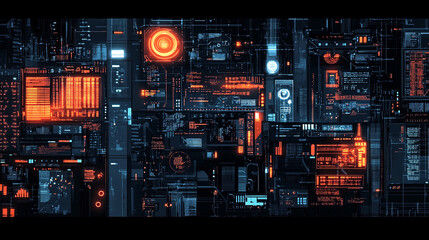 concept The motherboard in the picture is Brain Technology RAM Gaming. This motherboard has chipset and supports 12th Core processors artificial intelligence.