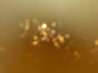 abstract golden bokeh background