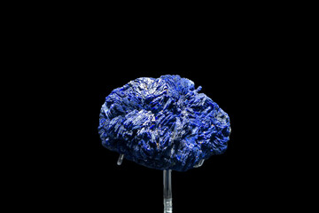 mined, malachite mineral, beauty, color, crystal, part, bright, isolated, mineralogy, pattern, cobalt, geology, gem, shot, rock, horizontal, geologic, white, azurite, textured, copper, copper ore, min