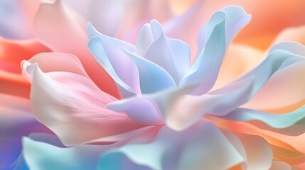 Delicate Pastel Flower Petals