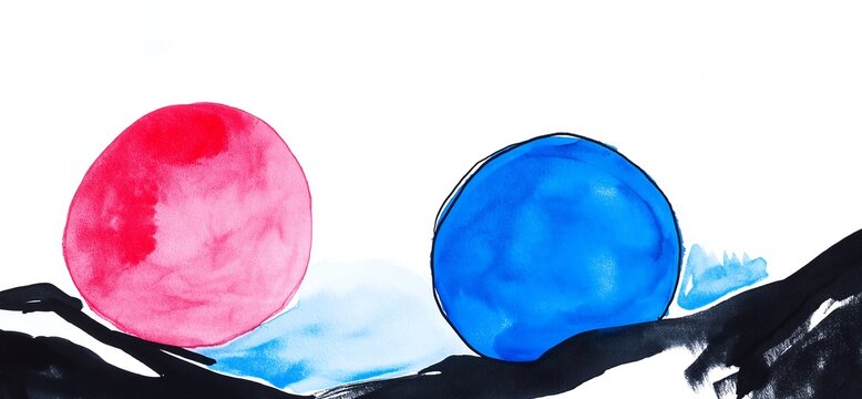 'rolling spheres on the sea' a wide artistic representation depicting concepts of trade, national powers battling for nautical dominance