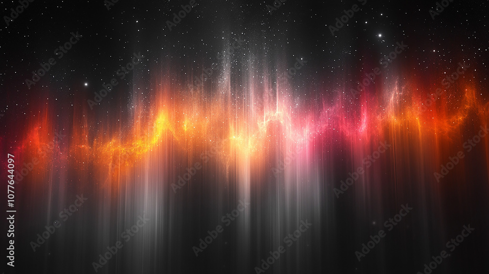Poster red light effect of fast speed motion on black background. vector realistic illustration of abstract