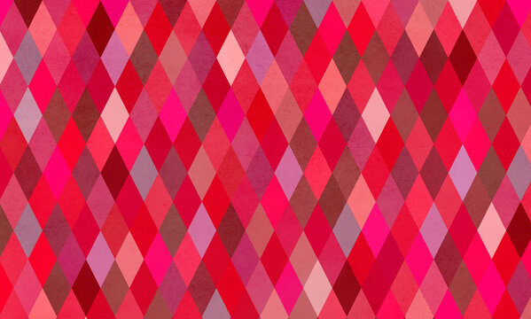 Fototapeta Red diamond pattern