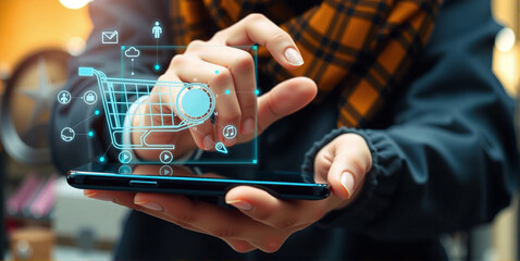 Online purchases, orders and payment directly via cell phone and app