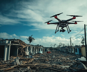Drones Are Used To Quickly Assess The Situation In The Disaster Area, Search For Survivors, And Provide Emergency Supplies