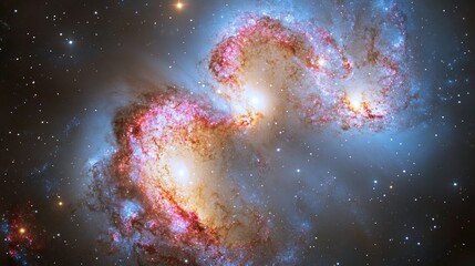 galaxies form and evolve over time? Discuss the processes involved in galaxy formation, from the initial formation of stars to the merging of galaxies.