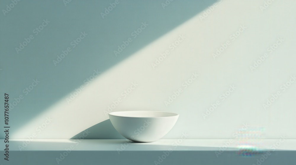 Aufkleber create a minimalist photo of objects? explore the use of space, simple backdrops, and focus to empha