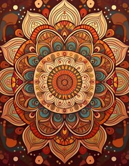 Intricate mandala design