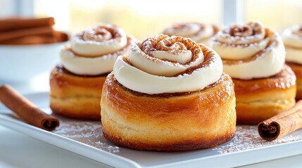 Soft and Fluffy Cinnamon Rolls with Cream Cheese Frosting