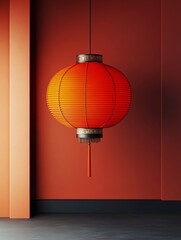 Obraz premium chinese lantern on the wall