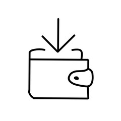 Obraz premium Wallet vector illustration