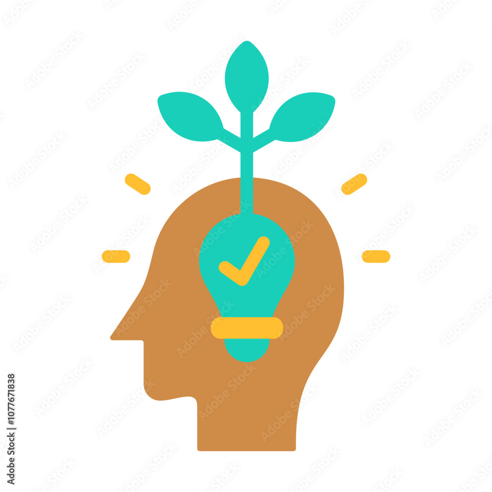 Poster Growth Mindset Icon