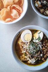 Indonesia food which is one of the mainstay breakfast menus is known as bubur ayam
