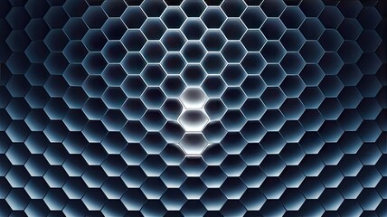 abstract background with a dark blue honeycomb