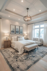 Opulence Meets Minimalism – Modernistic Master Bedroom Design