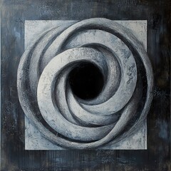 Abstract Spiral Art: Exploring the Depths of Consciousness