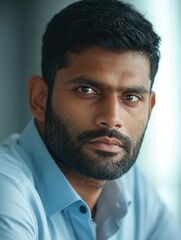 Obraz premium Serious Businessman Portrait