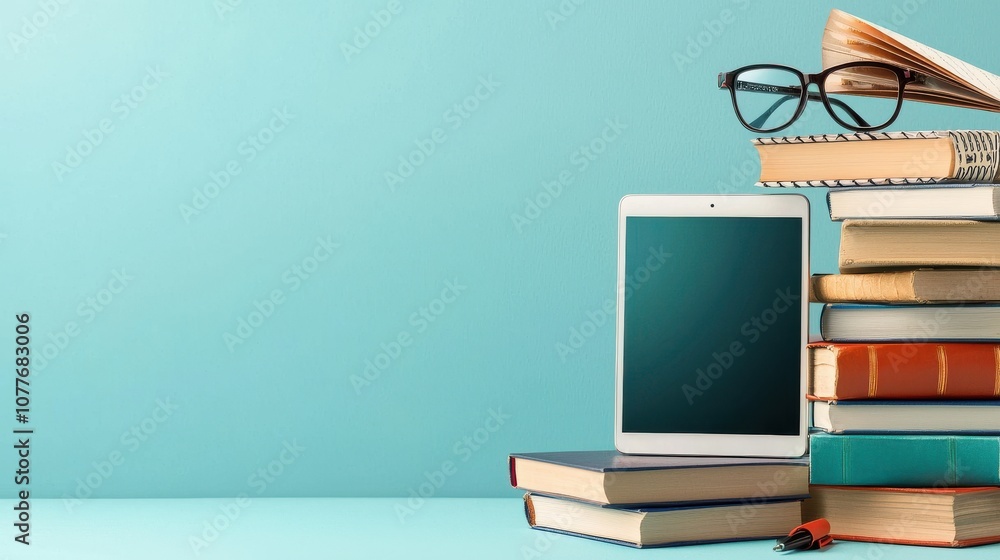 Poster enhance your learning experience with a comprehensive education technology setup featuring tablets a