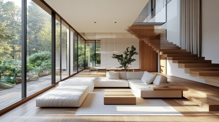Fototapeta premium staircase and stairs
