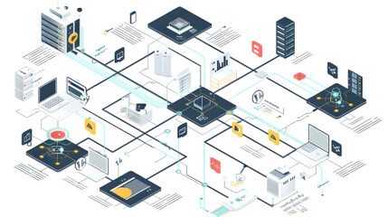 Obraz premium In-depth Visualization of Message Queuing (MQ) Configuration